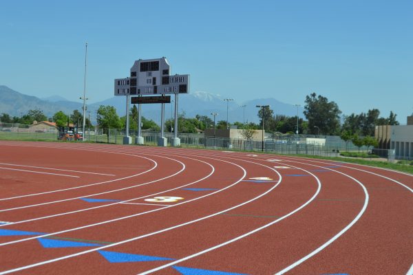 Picture of running track developed by facilities