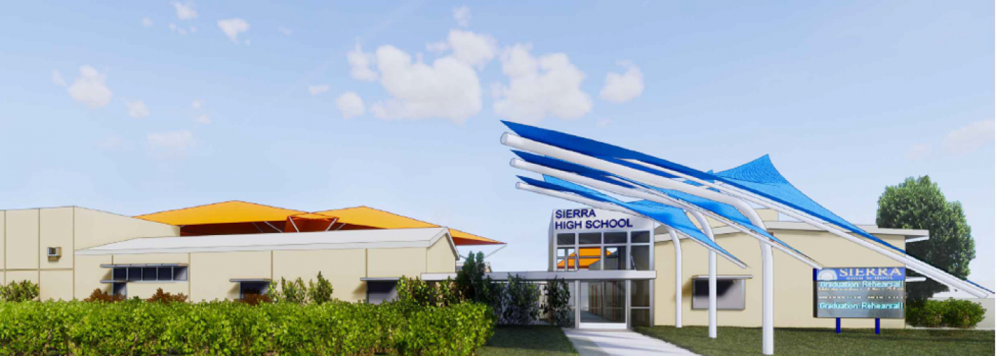 Sierra High School Modernization design