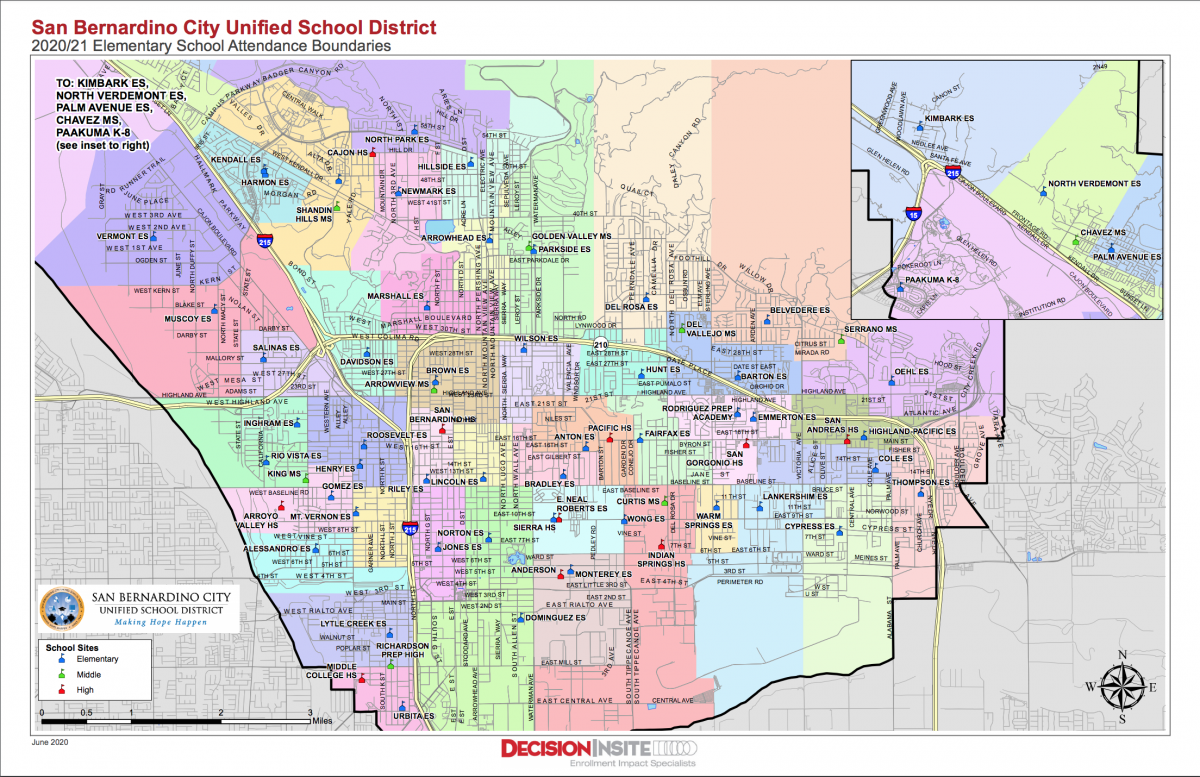 District Map - SBCUSD Facilities